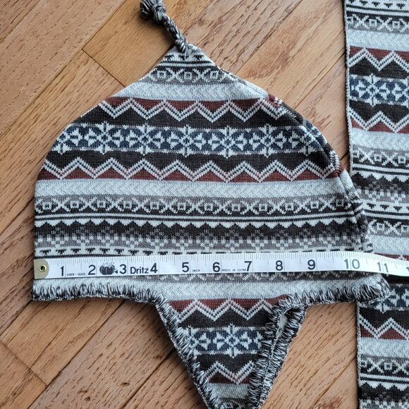 NWT Smartwool Hat and Scarf Set Beanie Hat with Ear Flaps Merino Wool - Picture 12 of 15